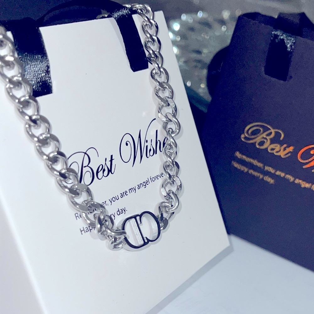 NWT designer inspired choker necklace sterling silver non fading weekend price - Picture 3 of 9